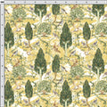 Cypress & Swallows — Bird Fabric | Botanical Upholstery Fabric