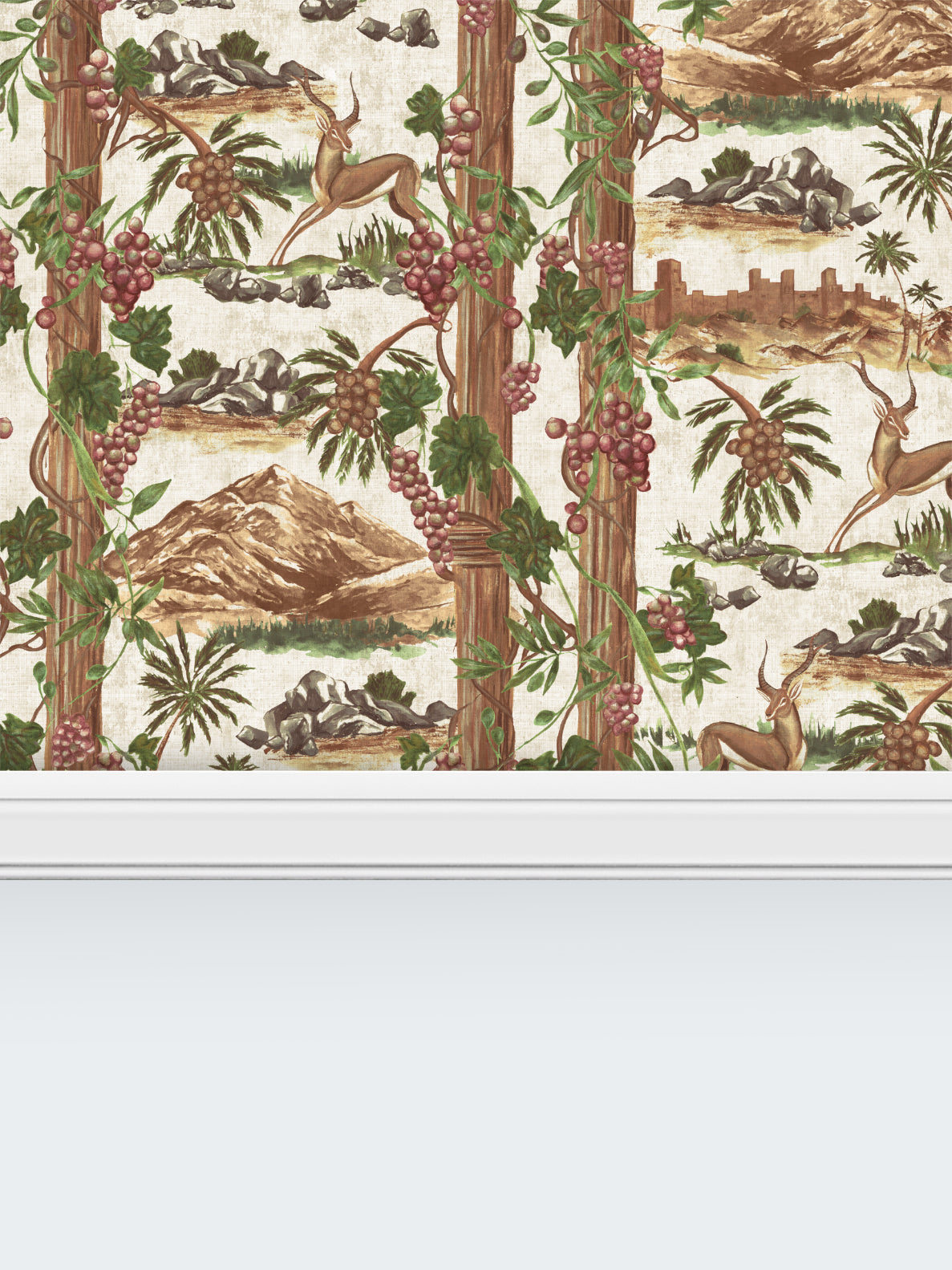 Pillars and Vines Wallpaper | Landscape Wallpaper Design