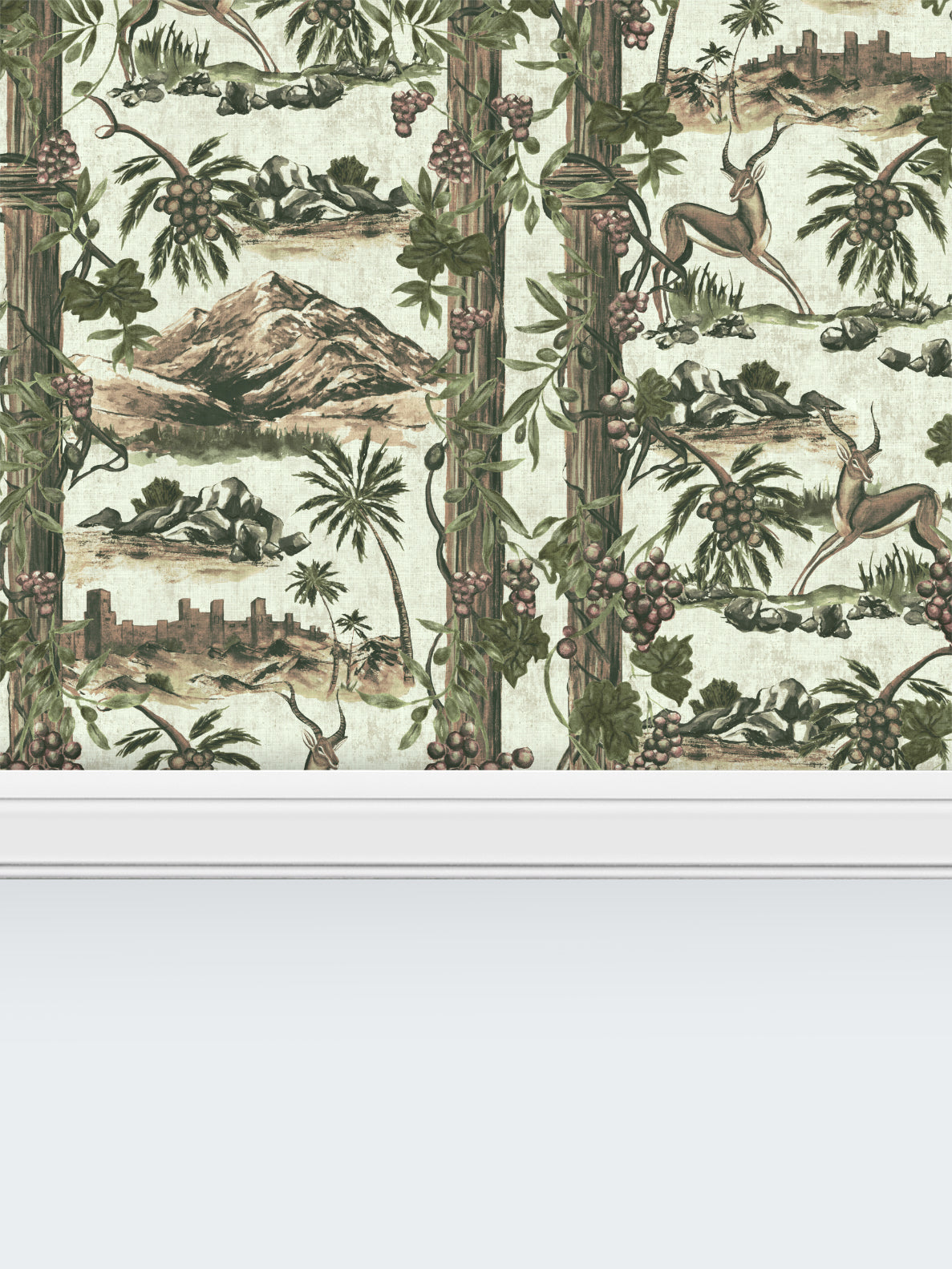 Pillars and Vines Wallpaper | Landscape Wallpaper Design