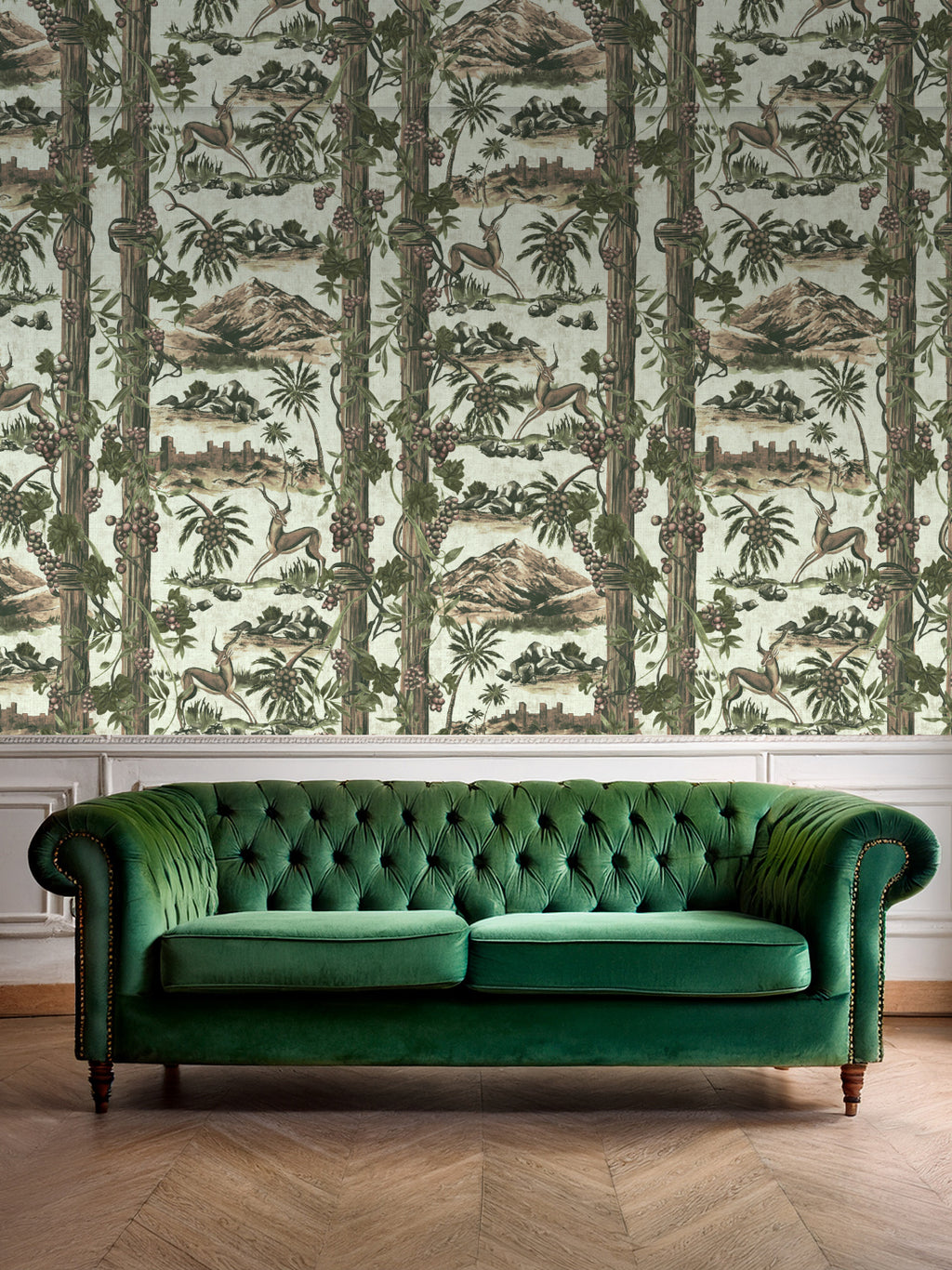 Pillars and Vines Wallpaper | Landscape Wallpaper Design