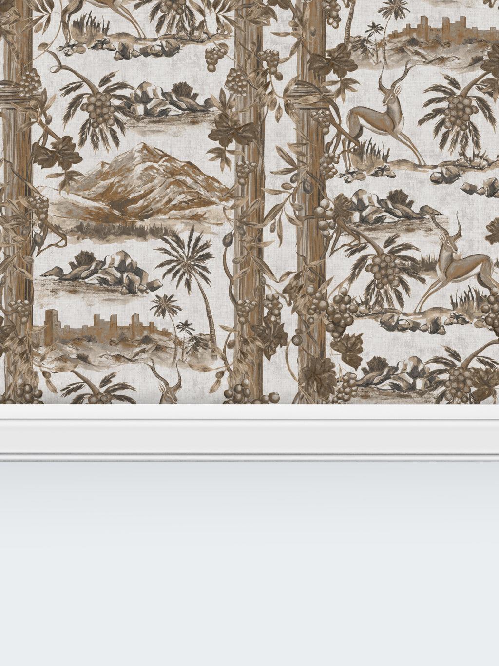 Pillars and Vines Wallpaper | Landscape Wallpaper Design